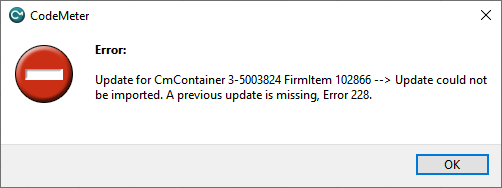 CoreMeter Error 228